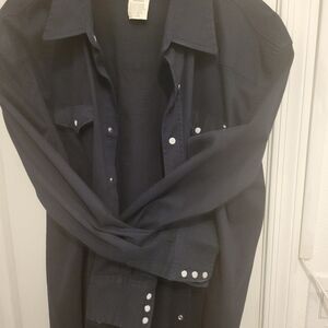 Wrangler Men's Black Shirt Jacket